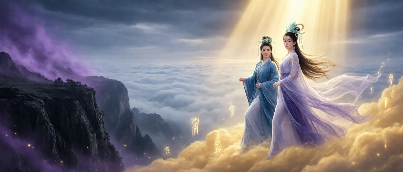 墨尿山婆媳乘云 韩湘子全传山宿网文版