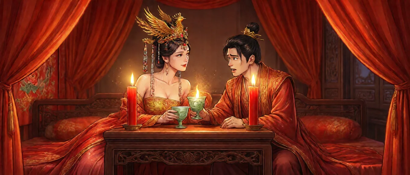 洞房合卺揭谜 画图缘山宿网文版