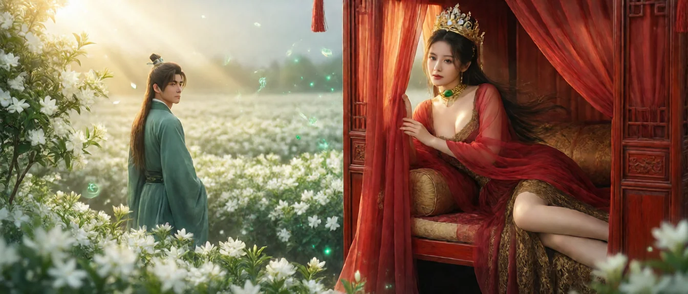 花田赏花偶遇赵红瑞 画图缘山宿网文版