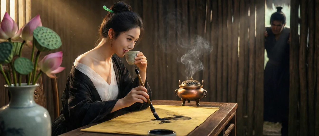 草堂现身挥毫赋四景 宛如约山宿网文版